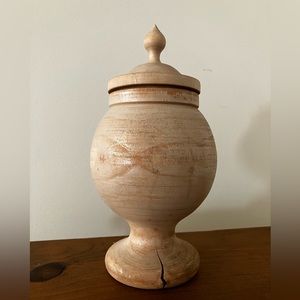 Wooden Apothecary Jar